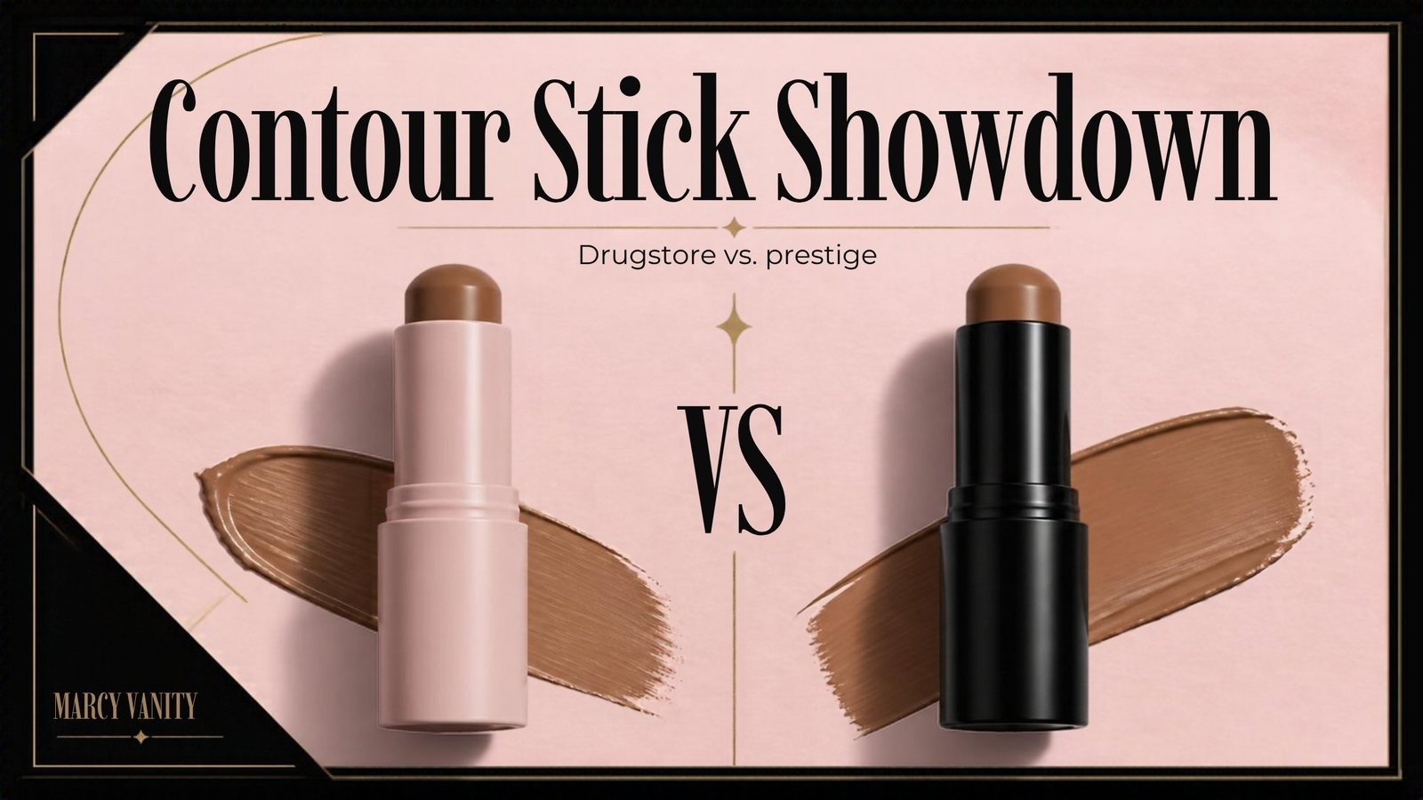 Contour stick showdown: drugstore vs prestige