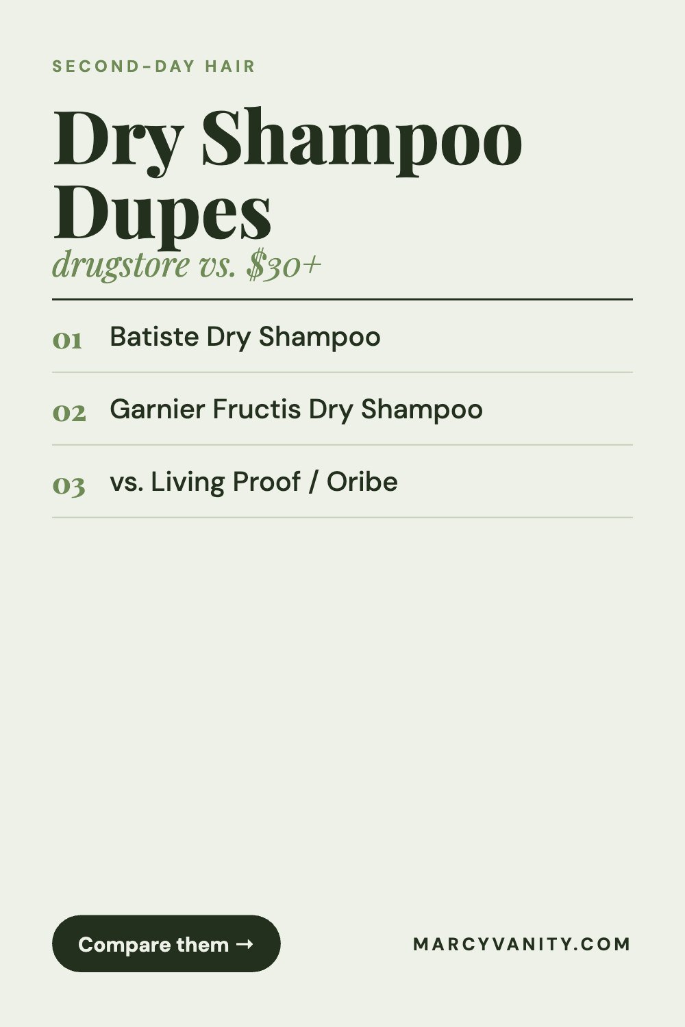 Best Drugstore Dry Shampoo Dupes for Living Proof and Oribe Best Drugstore Dry Shampoo Dupes for Living Proof and Oribe