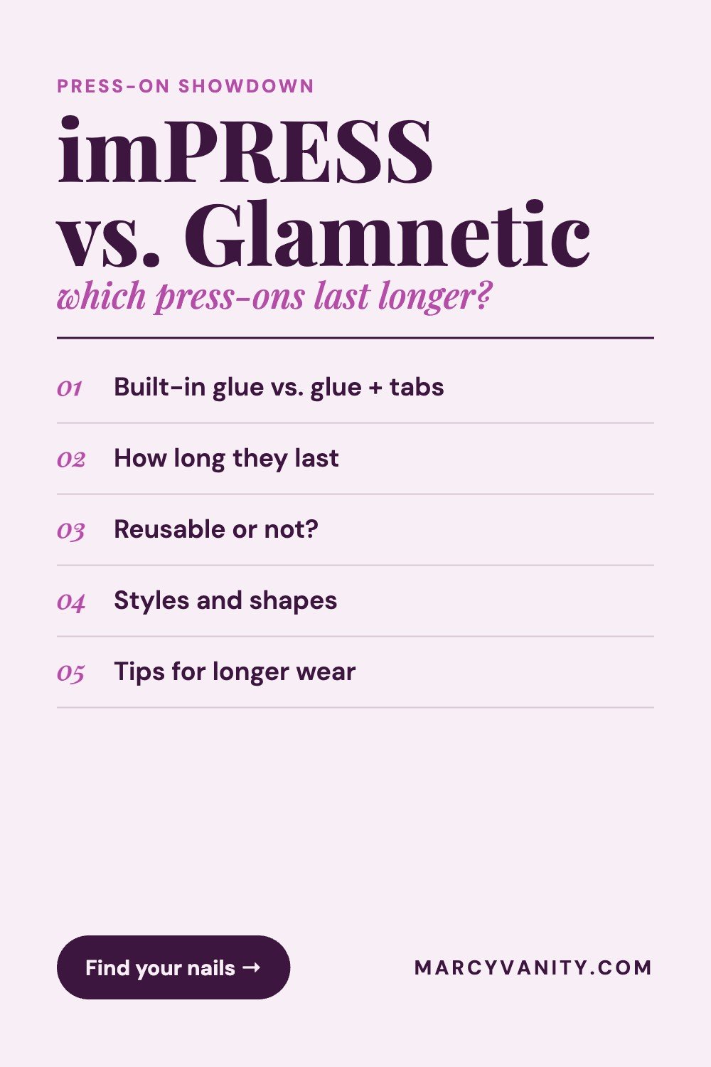 KISS imPRESS vs. Glamnetic Press-On Nails: Which Lasts Longer? KISS imPRESS vs. Glamnetic Press-On Nails: Which Lasts Longer?