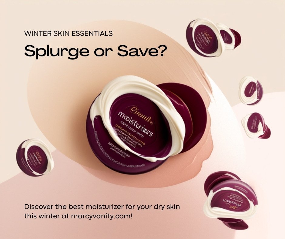 Splurge or save moisturizer comparison for dry winter skin – Marcy Vanity