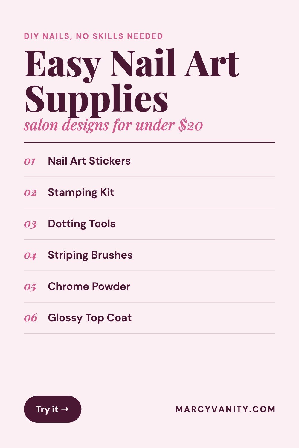Nail Art Supplies on Amazon for Beginners (Easy Designs for Under $20)