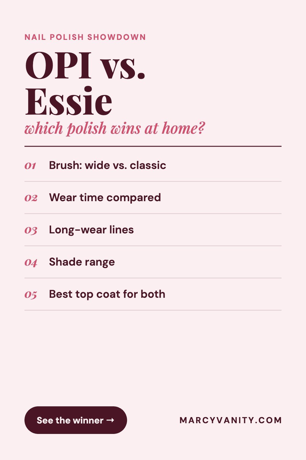 OPI vs. Essie Nail Polish: Which Salon Brand Is Better for At-Home Manicures? OPI vs. Essie Nail Polish: Which Salon Brand Is Better for At-Home Manicures?