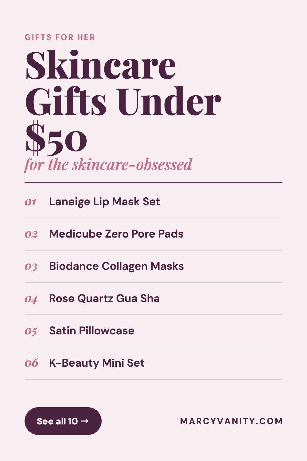 10 Skincare Gifts on Amazon for the Skincare Lover (Under $50) 10 Skincare Gifts on Amazon for the Skincare Lover (Under $50)